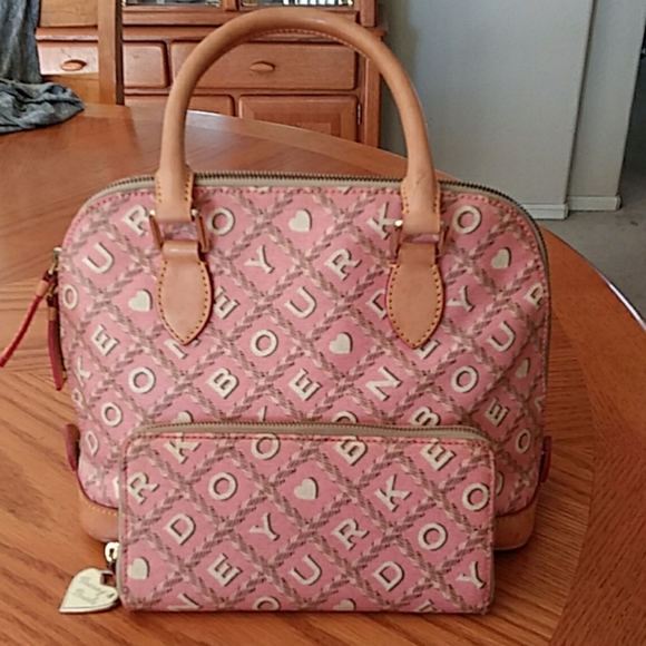 Dooney & Bourke Bags Dooney Bourke Crosswords Purse Wallet Set